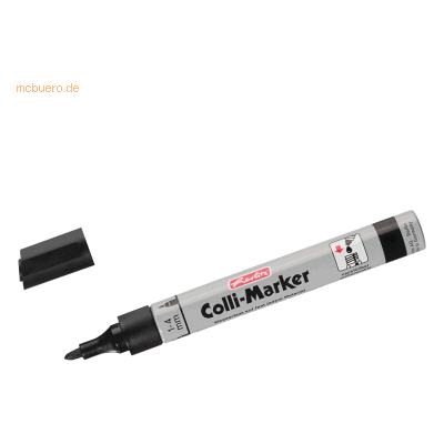 6 x Herlitz Permanentmarker 1-4mm schwarz VE=10 Stück 6 x Herlitz Permanentmarker 1-4mm schwarz VE=10 Stück