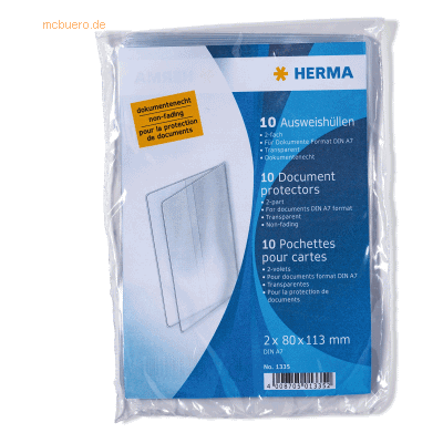 HERMA Ausweishülle (Klapphülle) A7 HERMA Ausweishülle (Klapphülle) A7