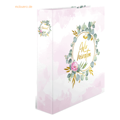 HERMA Hochzeitsordner A4 70mm Wir heiraten HERMA Hochzeitsordner A4 70mm Wir heiraten