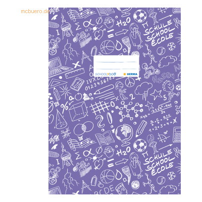 10 x Herma Heftschoner A4 Schoolydoo violett 10 x Herma Heftschoner A4 Schoolydoo violett