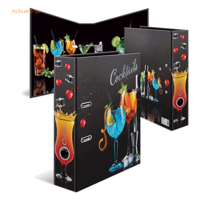 HERMA Motiv-Ordner A4 Cocktails HERMA Motiv-Ordner A4 Cocktails