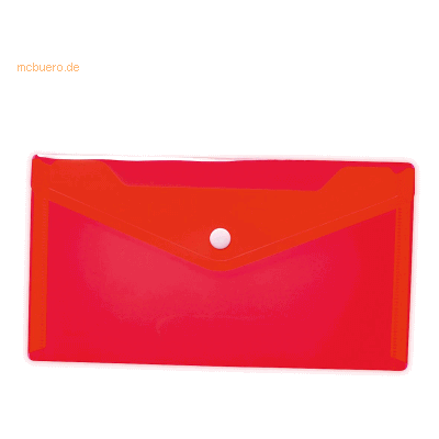 5 x HERMA Brieftasche DIN lang PP rot 5 x HERMA Brieftasche DIN lang PP rot
