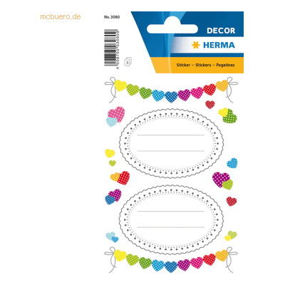 10 x Herma Schmucketiketten Dekor Geschenke Sticker 3 Blatt 48 Etikett 10 x Herma Schmucketiketten Dekor Geschenke Sticker 3 Blatt 48 Etikett