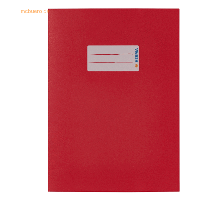 10 x HERMA Heftschoner Papier A5 dunkelrot 10 x HERMA Heftschoner Papier A5 dunkelrot