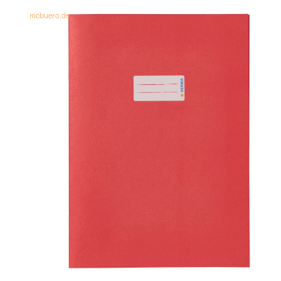 10 x HERMA Heftschoner Papier A4 dunkelrot 10 x HERMA Heftschoner Papier A4 dunkelrot