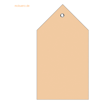 HERMA Anhängezettel 80x150mm mit Metallöse Faltecken VE=250 Stück HERMA Anhängezettel 80x150mm mit Metallöse Faltecken VE=250 Stück
