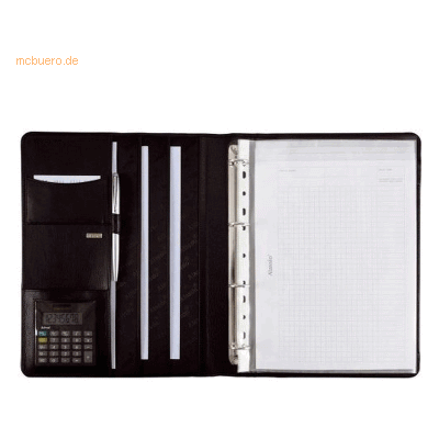 Alassio Ringbuchmappe Cremona III A4 Leder schwarz Alassio Ringbuchmappe Cremona III A4 Leder schwarz
