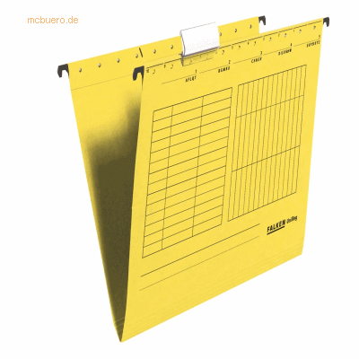 25 x k.A. Hängemappe Serie E A4 240g/qm gelb 25 x k.A. Hängemappe Serie E A4 240g/qm gelb