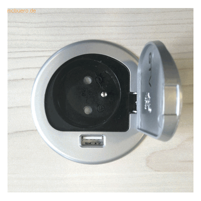 Kerkmann Steckdosenleiste - Integrierte Steckdose, USB, 190cm Kabel Kerkmann Steckdosenleiste - Integrierte Steckdose, USB, 190cm Kabel
