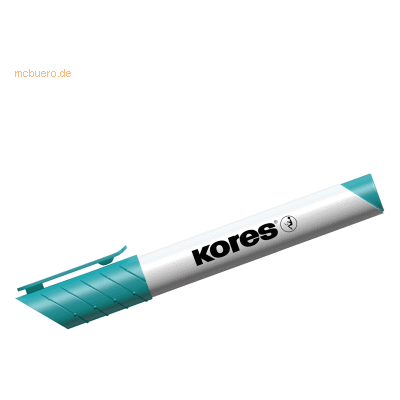 12 x Kores Whiteboardmarker 3mm Rundspitze türkis 12 x Kores Whiteboardmarker 3mm Rundspitze türkis