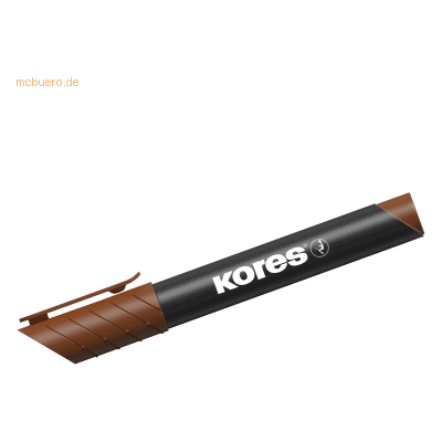 12 x Kores Permanentmarker XP1 3mm Rundspitze braun 12 x Kores Permanentmarker XP1 3mm Rundspitze braun