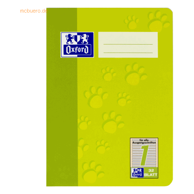 10 x Oxford Schule Schulheft A5 32 Blatt Lineatur 1 90 g/qm Optik Pape 10 x Oxford Schule Schulheft A5 32 Blatt Lineatur 1 90 g/qm Optik Pape