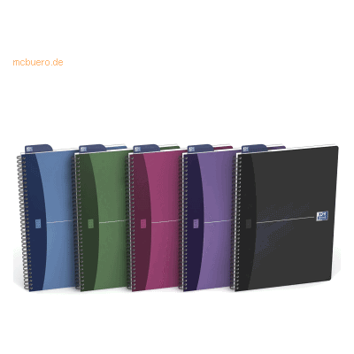 5 x Oxford Spiralbuch Office Optik Paper 90 g/qm A4 7mm liniert 90 5 x Oxford Spiralbuch Office Optik Paper 90 g/qm A4 7mm liniert 90