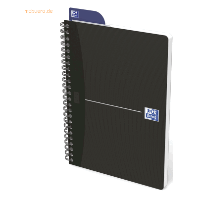 Oxford Spiralbuch Smart Black A5 liniert 90 Blatt schwarz Oxford Spiralbuch Smart Black A5 liniert 90 Blatt schwarz