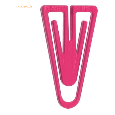 Laurel Büroklammern Plastiklips 25mm VE=1000 Stück kristallpink Laurel Büroklammern Plastiklips 25mm VE=1000 Stück kristallpink