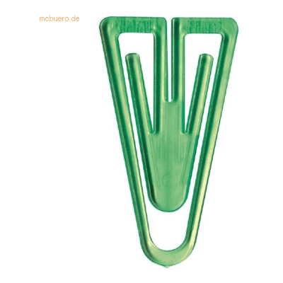 Laurel Büroklammern Plastiklips 25mm VE=1000 Stück kristallgrün Laurel Büroklammern Plastiklips 25mm VE=1000 Stück kristallgrün