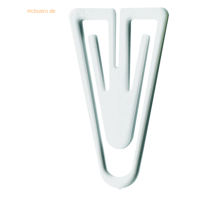 Laurel Büroklammern Plastiklips 25mm VE=1000 Stück weiß Laurel Büroklammern Plastiklips 25mm VE=1000 Stück weiß