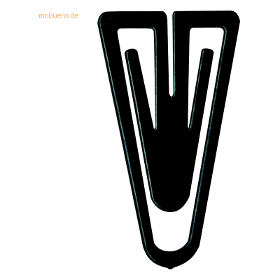 Laurel Büroklammern Plastiklips 25mm VE=1000 Stück schwarz Laurel Büroklammern Plastiklips 25mm VE=1000 Stück schwarz