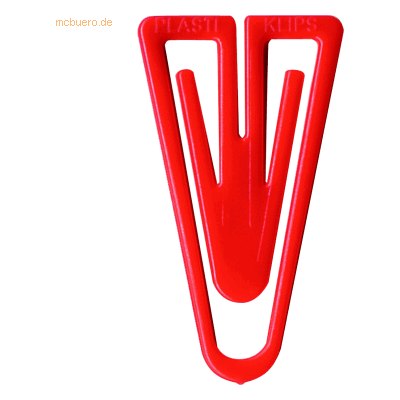 Laurel Büroklammern Plastiklips 25mm VE=1000 Stück rot Laurel Büroklammern Plastiklips 25mm VE=1000 Stück rot