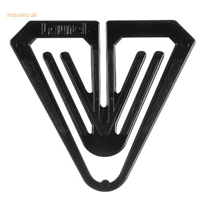 Laurel Büroklammern Plastiklips Butterfly 50mm VE=50 Stück schwarz Laurel Büroklammern Plastiklips Butterfly 50mm VE=50 Stück schwarz