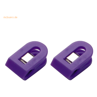 Laurel Briefklemmer Multi Clip Pegy 10x25mm VE=100 Stück violett Laurel Briefklemmer Multi Clip Pegy 10x25mm VE=100 Stück violett
