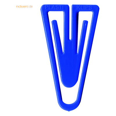 Laurel Büroklammern Plastiklips 60mm VE=1000 Stück blau Laurel Büroklammern Plastiklips 60mm VE=1000 Stück blau
