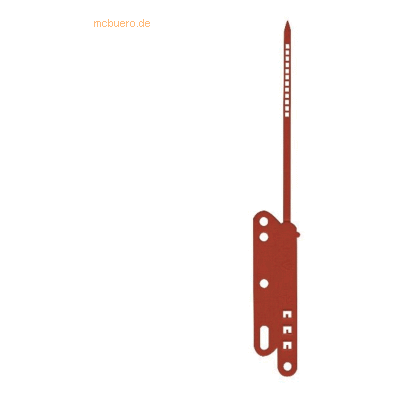 Laurel Abheftstreifen universal 80mm Kunststoff VE=100 Stück rot Laurel Abheftstreifen universal 80mm Kunststoff VE=100 Stück rot