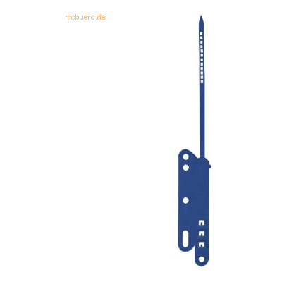 Laurel Abheftstreifen universal 80mm Kunststoff VE=100 Stück blau Laurel Abheftstreifen universal 80mm Kunststoff VE=100 Stück blau