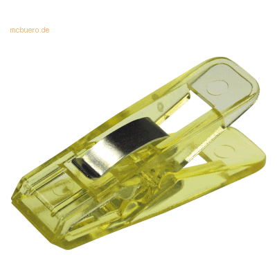 Laurel Briefklemmer Multi Clip Taifun 15x50mm VE=90 Stück kristallgelb Laurel Briefklemmer Multi Clip Taifun 15x50mm VE=90 Stück kristallgelb