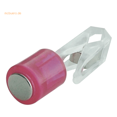 Laurel Magnet Power Zylinder + Klammer - 30 Stück Kristallpink Laurel Magnet Power Zylinder + Klammer - 30 Stück Kristallpink