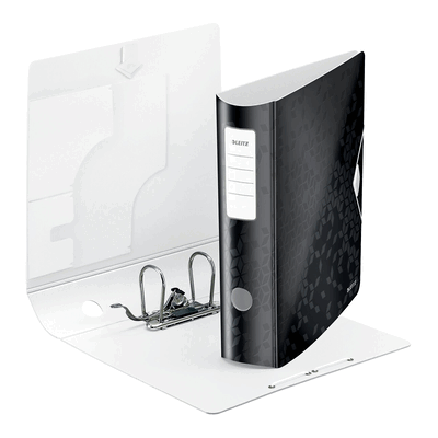 Leitz Ordner Active Wow A4 Polyfoam breit schwarz Leitz Ordner Active Wow A4 Polyfoam breit schwarz