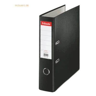 20 x Esselte Ordner Plastik Eco mit Schlitzen A4 75mm schwarz 20 x Esselte Ordner Plastik Eco mit Schlitzen A4 75mm schwarz