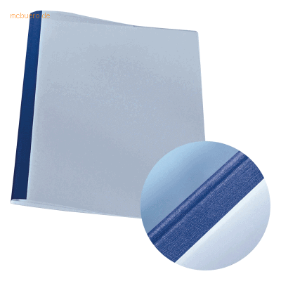 Leitz Thermobindemappen Leinenoptik A4 3mm blau VE=25 Stück Leitz Thermobindemappen Leinenoptik A4 3mm blau VE=25 Stück