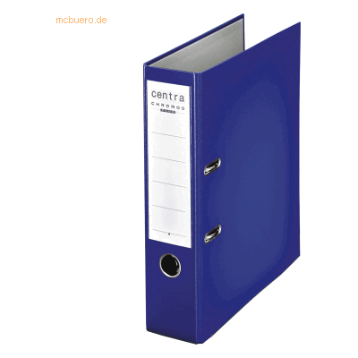 20 x Centra Ordner Chromos A4 80mm PP-kaschiert blau 20 x Centra Ordner Chromos A4 80mm PP-kaschiert blau