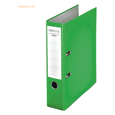 20 x Centra Ordner Chromos A4 80mm PP-kaschiert apfelgrün 20 x Centra Ordner Chromos A4 80mm PP-kaschiert apfelgrün