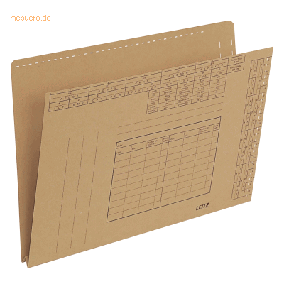 100 x Leitz Einstellmappe A4 mit Bodenfalte 24mm Natronkarton naturbra 100 x Leitz Einstellmappe A4 mit Bodenfalte 24mm Natronkarton naturbra