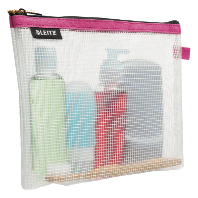 10 x Leitz Traveller Zip-Kosmetikbeutel Wow 24x17x3cm wasserabweisend 10 x Leitz Traveller Zip-Kosmetikbeutel Wow 24x17x3cm wasserabweisend