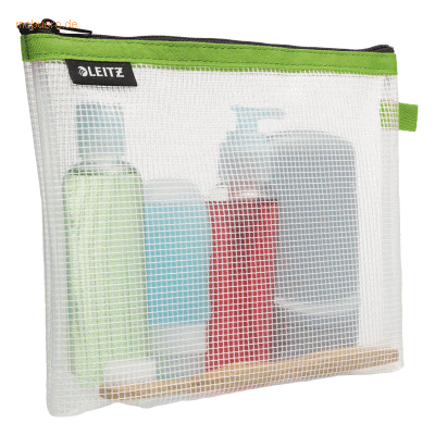 Leitz Traveller Zip-Kosmetikbeutel Wow 24x17x3cm wasserabweisend grün Leitz Traveller Zip-Kosmetikbeutel Wow 24x17x3cm wasserabweisend grün