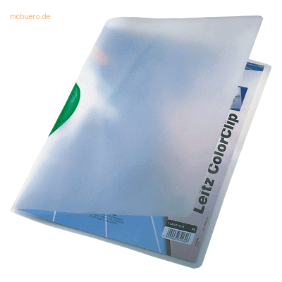 6 x Leitz Cliphefter ColorClip A4 ca. 30 Blatt grün 6 x Leitz Cliphefter ColorClip A4 ca. 30 Blatt grün