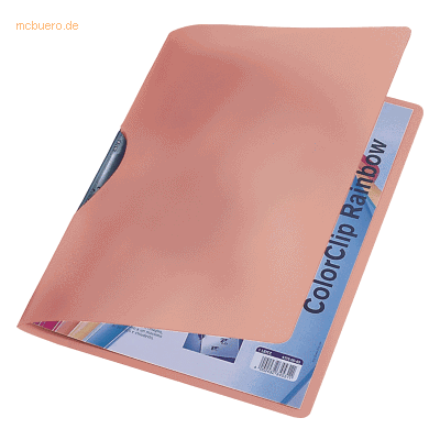 6 x Leitz Cliphefter ColorClip Rainbow A4 ca. 30 Blatt orange 6 x Leitz Cliphefter ColorClip Rainbow A4 ca. 30 Blatt orange