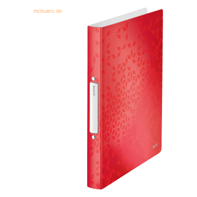 Leitz Ringbuch Wow A4 2 Ringe 25mm rot Leitz Ringbuch Wow A4 2 Ringe 25mm rot