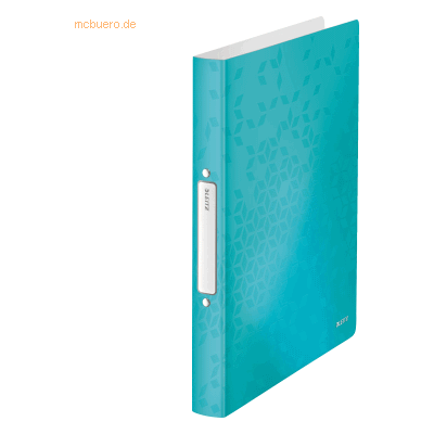 Leitz Ringbuch Wow A4 2 Ringe 25mm eisblau Leitz Ringbuch Wow A4 2 Ringe 25mm eisblau