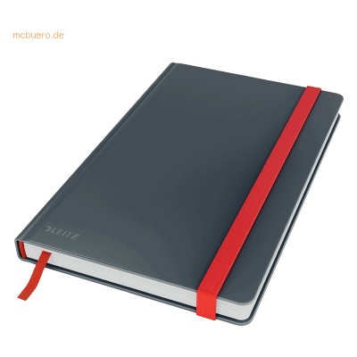 Leitz Notizbuch Cosy A5 fester Einband liniert grau Leitz Notizbuch Cosy A5 fester Einband liniert grau