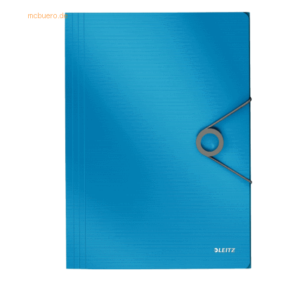 10 x Leitz Eckspannmappe Solid A4 PP mit Klappen hellblau 10 x Leitz Eckspannmappe Solid A4 PP mit Klappen hellblau