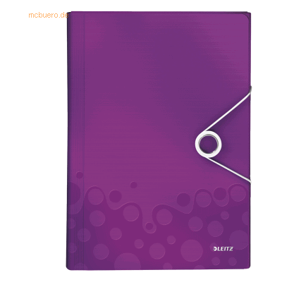 Leitz Projektmappe Wow A4 PP 6 Fächer violett Leitz Projektmappe Wow A4 PP 6 Fächer violett