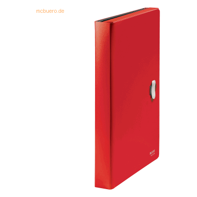 Leitz Projektmappe Recycle A4 PP 5 Fächer rot Leitz Projektmappe Recycle A4 PP 5 Fächer rot