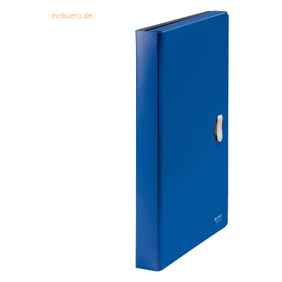 Leitz Projektmappe Recycle A4 PP 5 Fächer blau Leitz Projektmappe Recycle A4 PP 5 Fächer blau