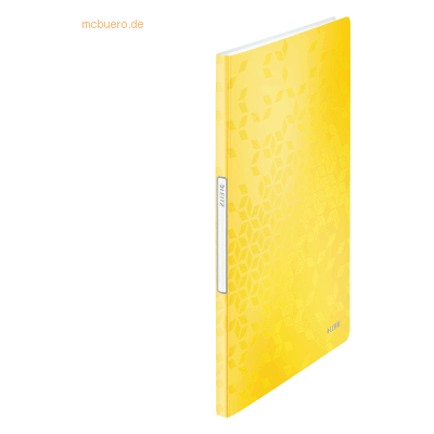 10 x Leitz Sichtbuch Wow A4 PP 20 Hüllen gelb 10 x Leitz Sichtbuch Wow A4 PP 20 Hüllen gelb