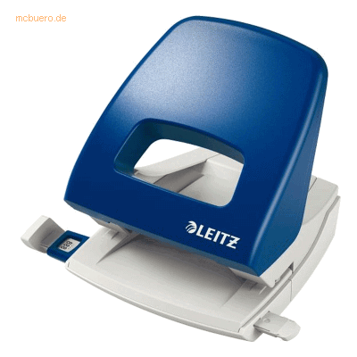 Leitz Locher Topstyle 2,5mm mit Anschlagschiene blau Leitz Locher Topstyle 2,5mm mit Anschlagschiene blau