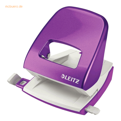 Leitz Locher 2,5mm mit Anschlagschiene violett Leitz Locher 2,5mm mit Anschlagschiene violett